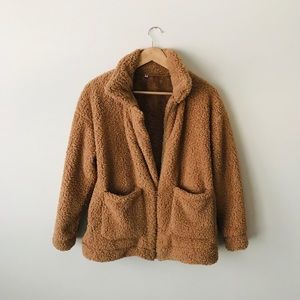 Tan teddy coat